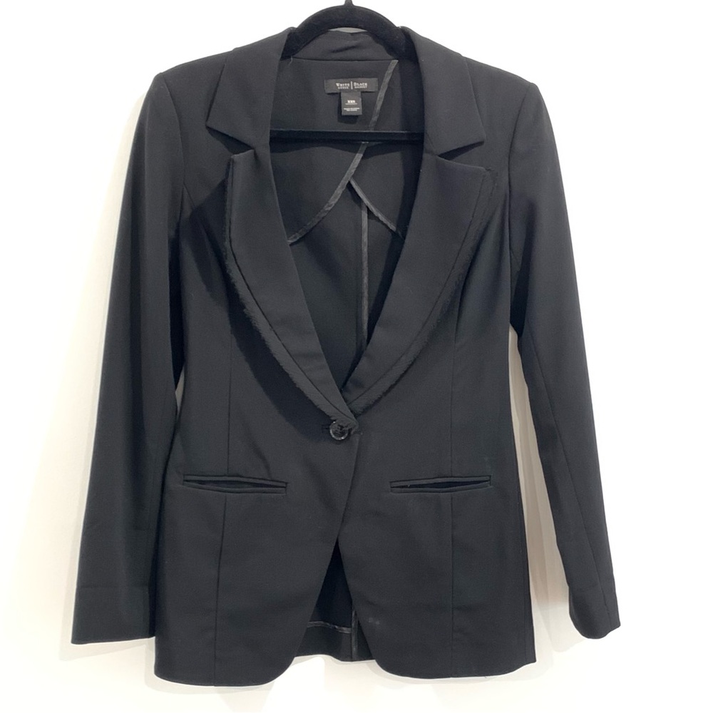 White House Black Market Black Dress Blazer XXS